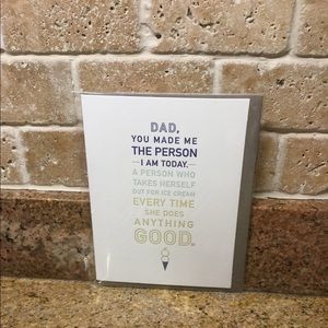 4/$20 - Letterpress Father’s Day Card